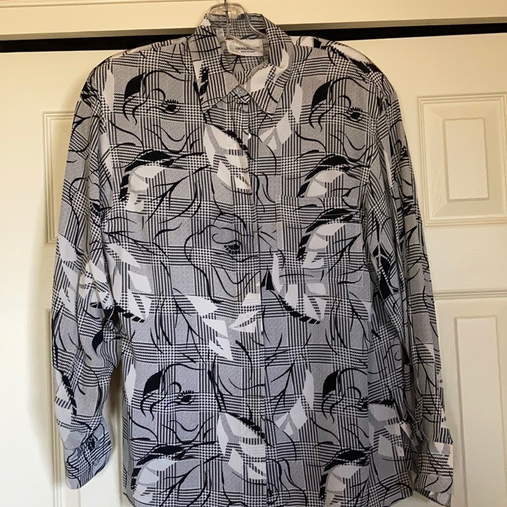 Giovannozzi silk blouse and cami